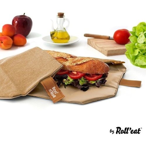 Roll'Eat Boc'n'Roll Food Wrap - Natur Braun