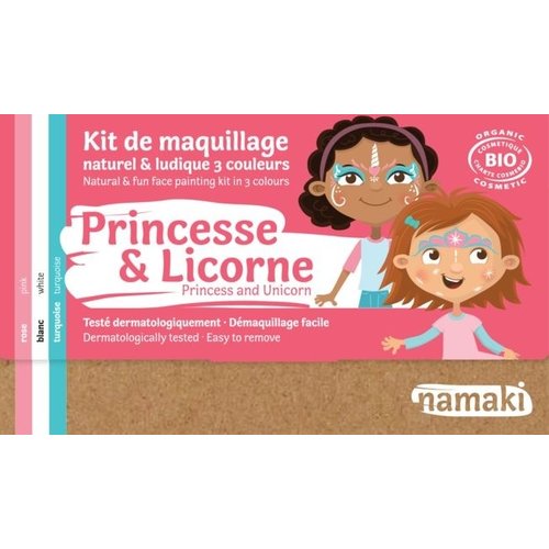 Namaki Natuurlijke Schmink - Princess Unicorn (3 Kleuren) Namaki Natuurlijke Schmink - Princess Unicorn (3 Kleuren)