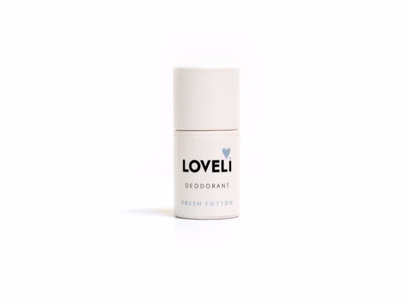 Loveli Mini Deodorant Zonder Aluminium Fresh Cotton Bewust Puur!