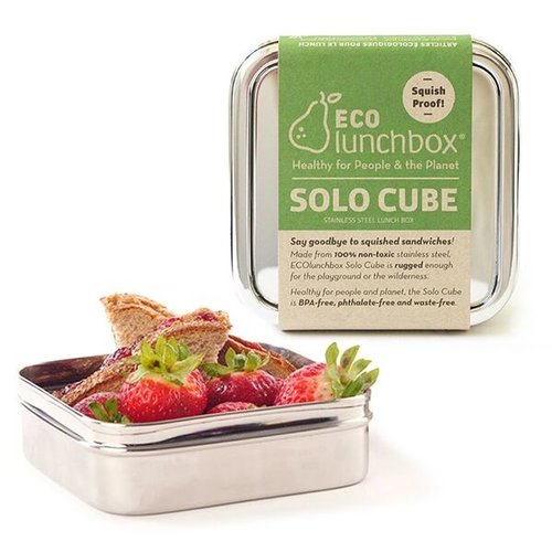 Eco Lunchbox RVS Lunchbox Solo Cube Eco Lunchbox RVS Lunchbox Solo Cube
