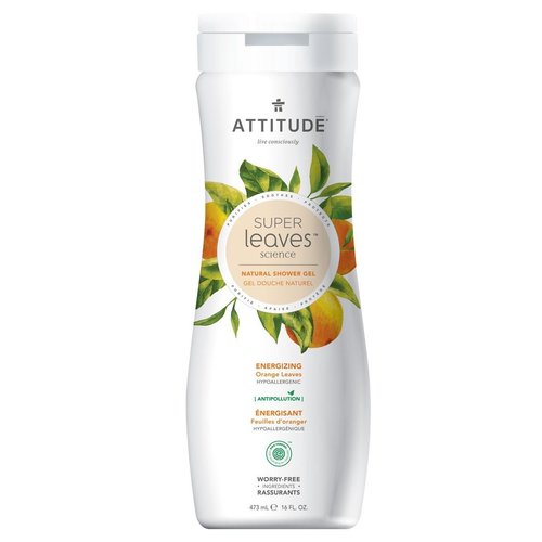 Attitude Super Leaves Shower Gel - Energizing Attitude Super Leaves Shower Gel - Energizing