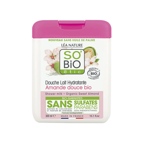 So'Bio Étic Shower Milk - Sweet Almond