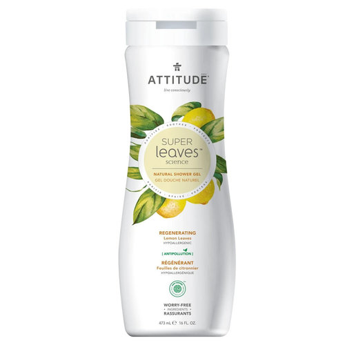 Attitude Super Leaves Shower Gel - Regenerating