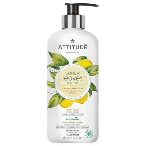 Attitude Natural Hand Soap - Lemon Leaves