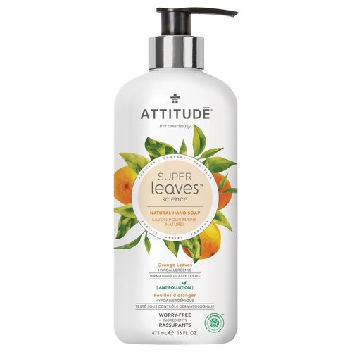 Attitude Natural Hand Soap - Orange Leaves Attitude Natural Hand Soap - Orange Leaves