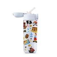 Kids RVS Thermosfles (350ml) - Pirates