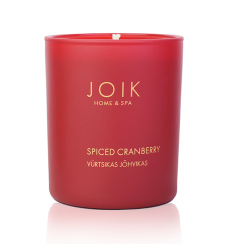 Joik Natural Scented Candle - Spiced Cranberry