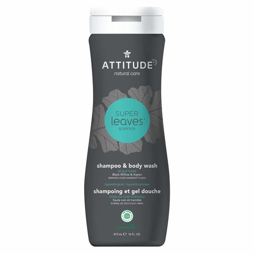 Attitude Super Leaves Men 2-in-1 Shampoo & Body Wash - Scalp