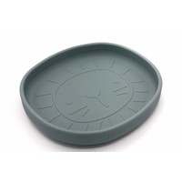 Silicone Plate Alfie with Suction Cup - Jade
