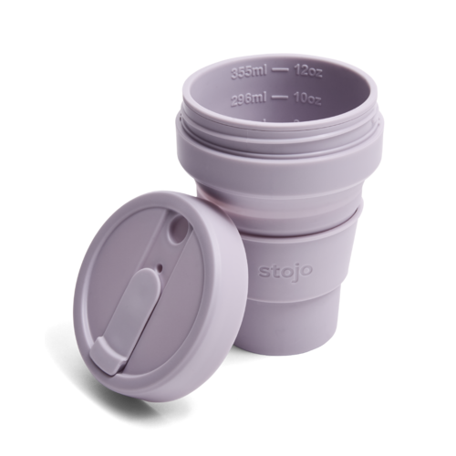 Stojo Foldable Coffee Cup 355ml - Lilac