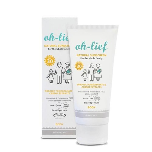 Oh Lief Natural Sunscreen SPF30 - Body Oh Lief Natural Sunscreen SPF30 - Body