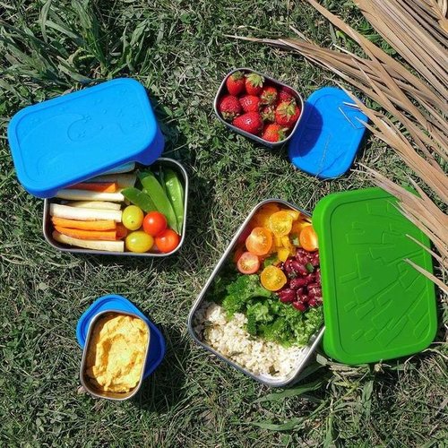 Blue Water Bento Stainless Steel Lunchbox Eco Splash Box XL Leakproof
