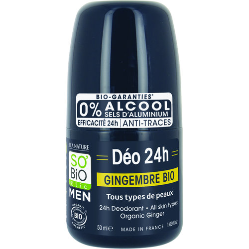 So'Bio Étic For Men Deodorant - Ginger (50ml) So'Bio Étic For Men Deodorant - Ginger (50ml)