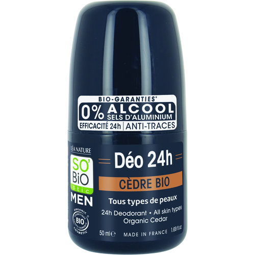 So'Bio Étic For Men Deodorant - Cedar (50ml) So'Bio Étic For Men Deodorant - Cedar (50ml)