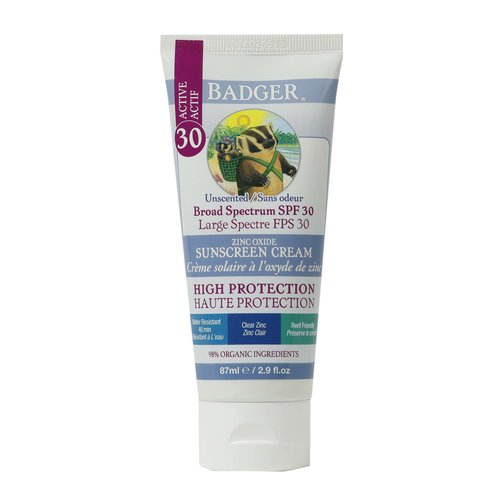 Badger Natuurlijke Zonnebrandcreme Clear Zinc SPF30 - Parfumvrij Badger Natuurlijke Zonnebrandcreme Clear Zinc SPF30 - Parfumvrij