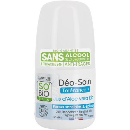 So'Bio Étic Deodorant Roll On - Aloe Vera (50ml)