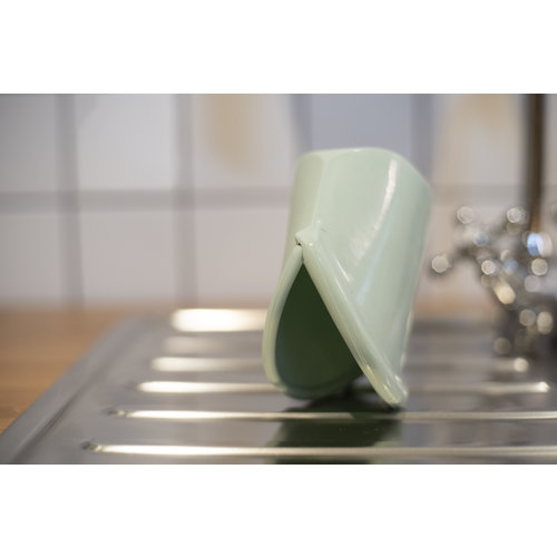 Food Huggers Herbruikbare Siliconen Zak 400ml - Jade solid