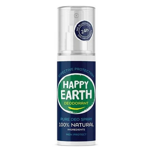 Happy Earth Pure Deodorant Spray For Men (100ml) Happy Earth Pure Deodorant Spray For Men (100ml)