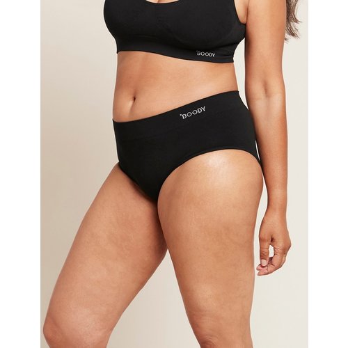 Boody Bamboo Midi Briefs - Black