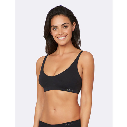 Boody Bamboe Shaper Crop BH - Schwarz