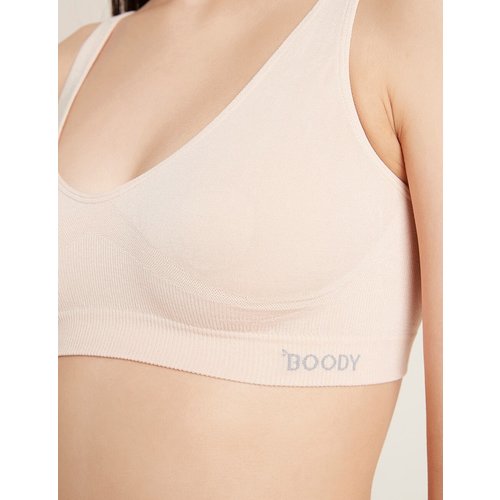 Boody Bamboe Shaper Crop Bra - Blush