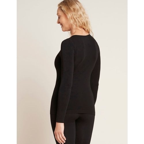 Boody Bamboe Long Sleeve Top - Zwart