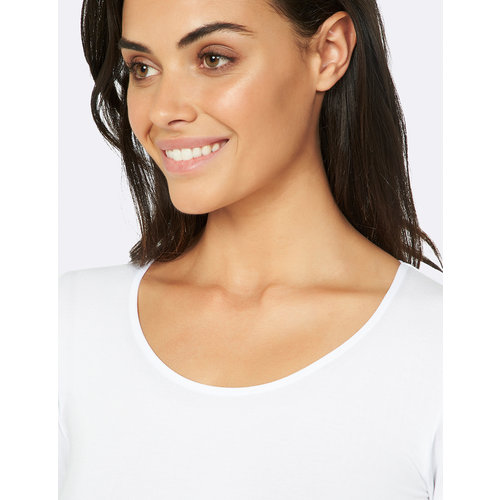 Boody Bamboe Long Sleeve Top - Wit