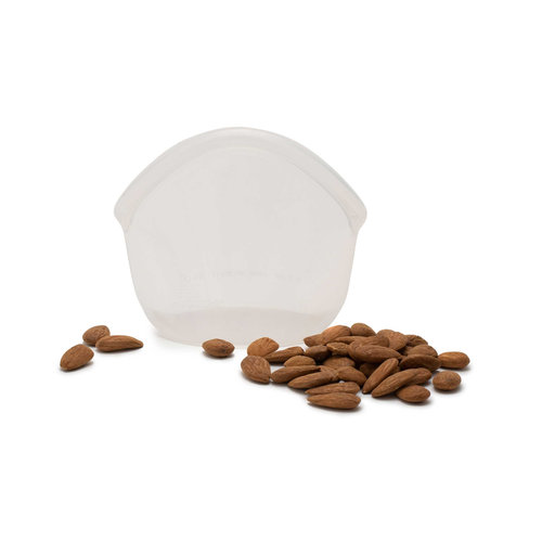 Food Huggers Reusable Silicone Bag 400ml - Clear Food Huggers Reusable Silicone Bag 400ml - Clear