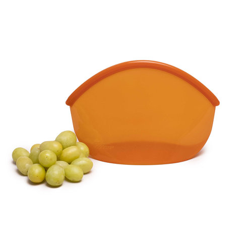Food Huggers Herbruikbare Siliconen Zak 900ml - Amber Food Huggers Herbruikbare Siliconen Zak 900ml - Amber