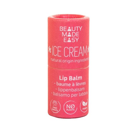 Beauty Made Easy Paper Tube Lipbalm - Ice Cream