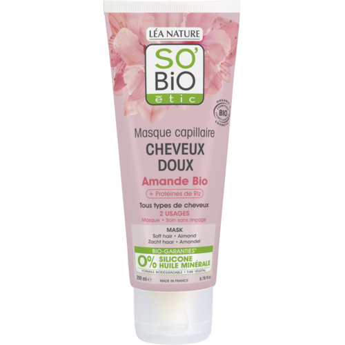 So'Bio Étic Hair Mask - Almond & Rice Proteins (200ml) So'Bio Étic Hair Mask - Almond & Rice Proteins (200ml)