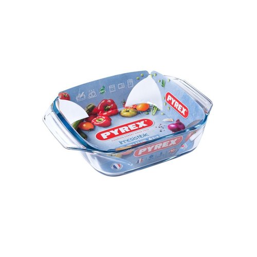 Pyrex Glasauflaufform Rechteckig mit Griffen 2,3 Liter