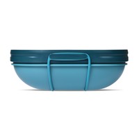 Saladeschaal met Deksel 1,1L Recycled Plastic - Blauw