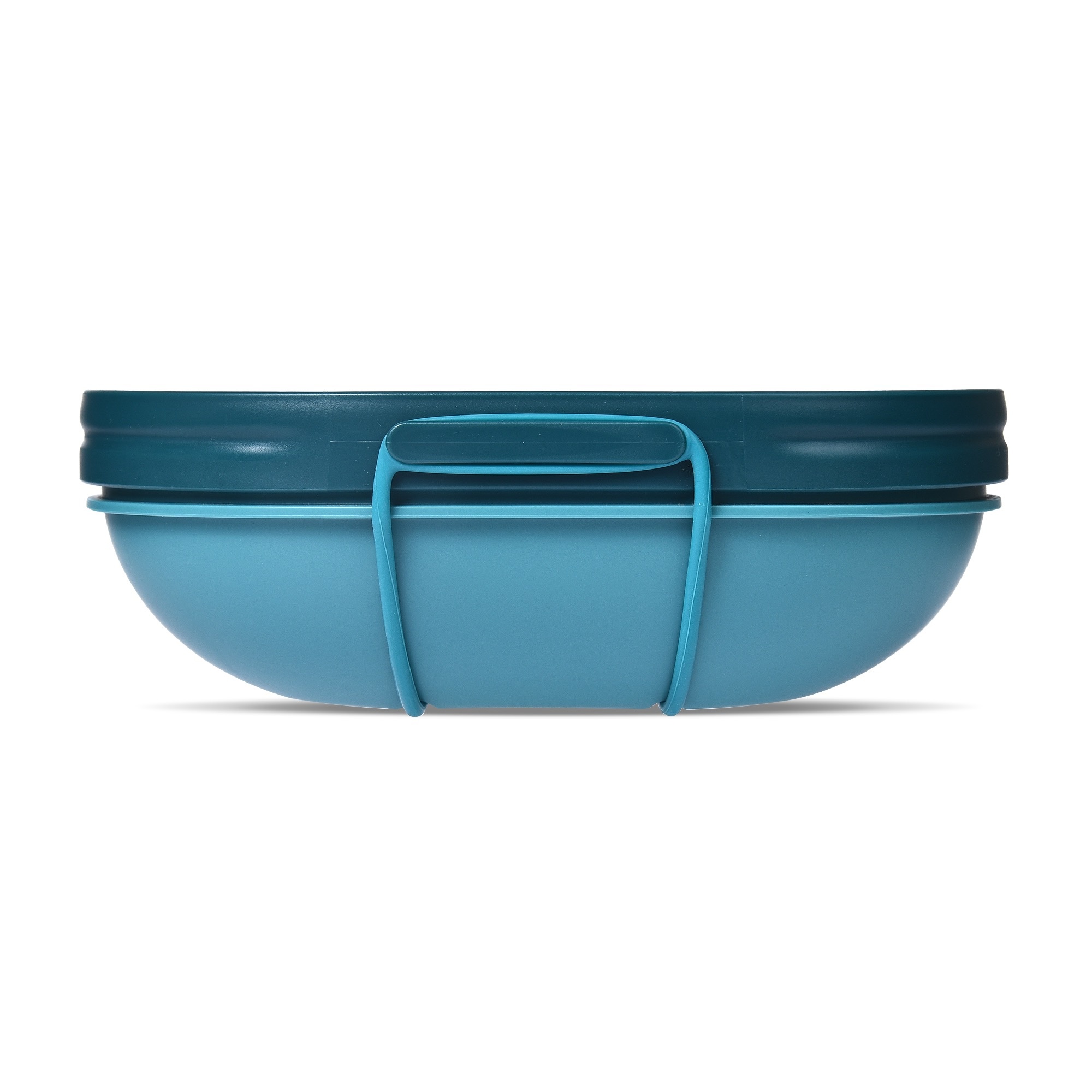Hip Saladeschaal met Deksel 1,1L Recycled Plastic Blauw