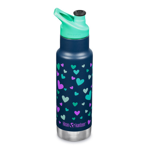 Klean Kanteen Edelstahl Thermoskanne Kid Classic 355ml (mit Sportkappe)