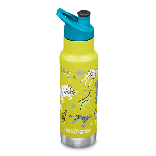 Klean Kanteen Edelstahl Thermoskanne Kid Classic 355ml (mit Sportkappe)