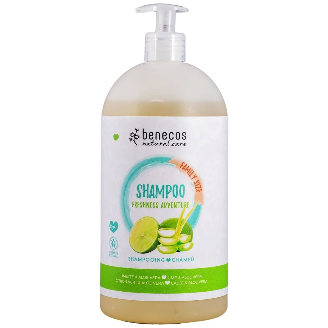Benecos Natuurlijke Shampoo Freshness Adventure (950ml)