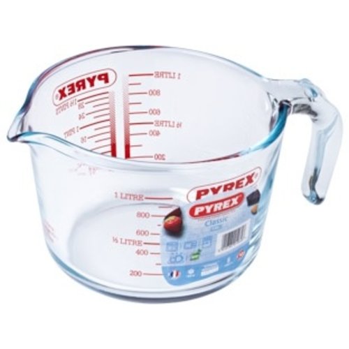 Pyrex Glazen Maatbeker 1L Pyrex Glazen Maatbeker 1L