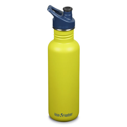 Klean Kanteen Edelstahlflasche Classic 800ml (mit Sportkappe)