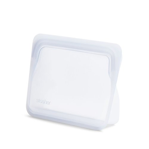 Stasher Silicone Bag Stand Up Mini 830ml - Clear Stasher Silicone Bag Stand Up Mini 830ml - Clear