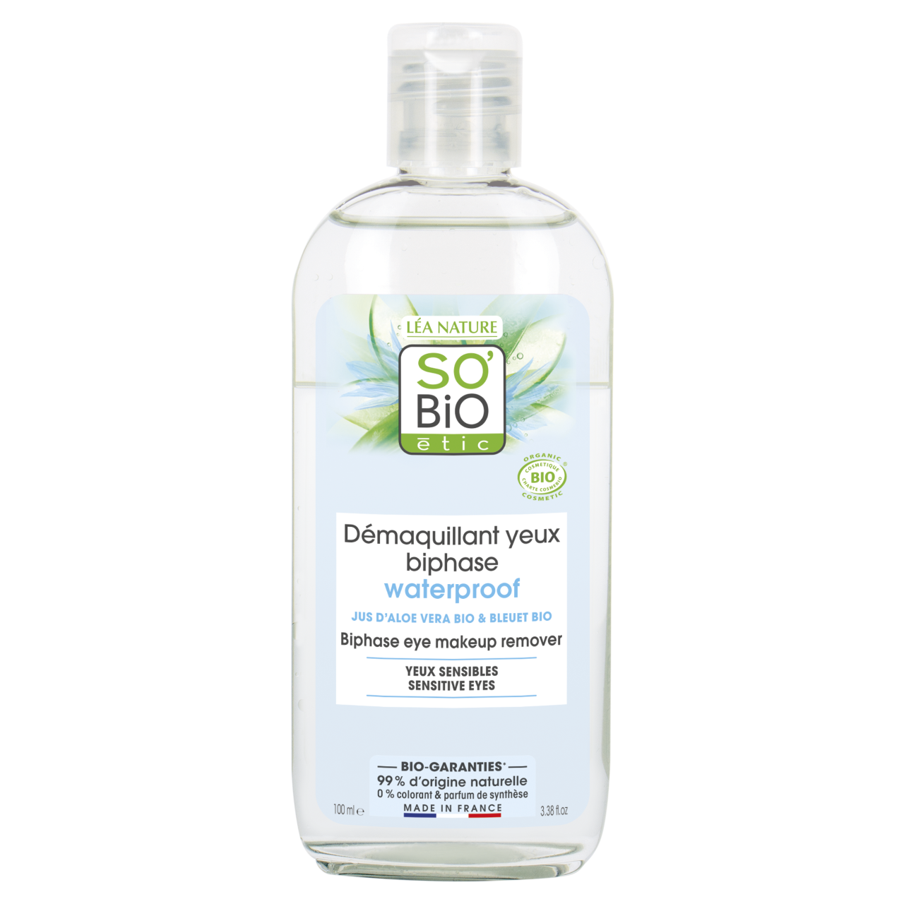 So'Bio Étic Eye Lash Waterproof Make Up Remover (100ml)