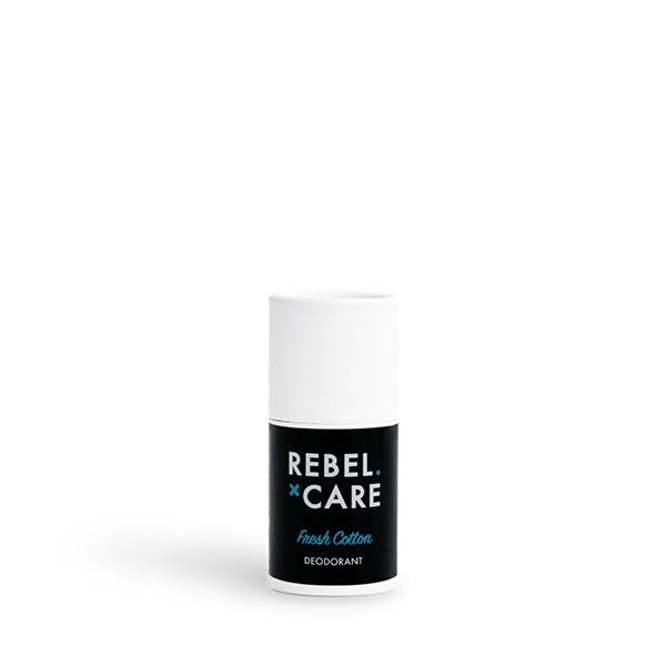 Het grijnzend Hoogland Loveli Mini Deodorant Voor Mannen Rebel Care - Fresh Cotton - Bewust Puur!