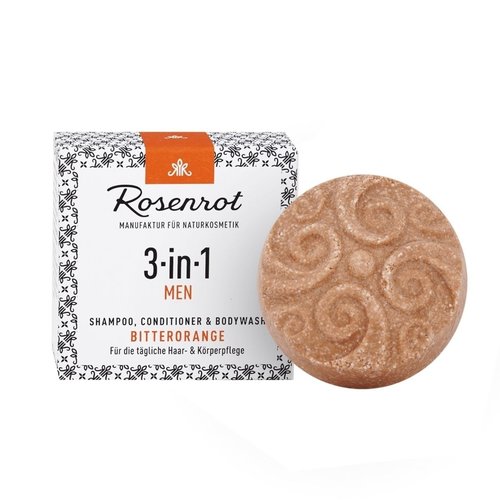 Rosenrot Shampoo Bar Men 3-in-1 Bitter Orange (60g) Rosenrot Shampoo Bar Men 3-in-1 Bitter Orange (60g)