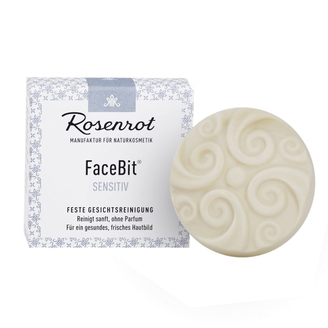 Rosenrot Face Bar Sensitive Parfumvrij (50g)