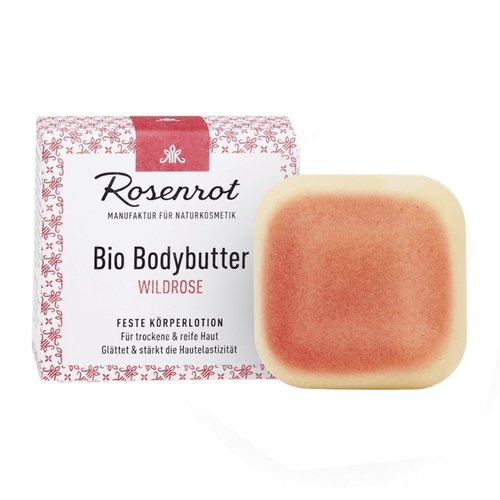 Rosenrot Organic Body Butter Bar Wildrose (70g)