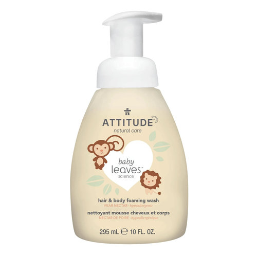 Attitude Baby Leaves Hair & Body Foaming Wash - Pear Nectar Attitude Baby Leaves Hair & Body Foaming Wash - Pear Nectar