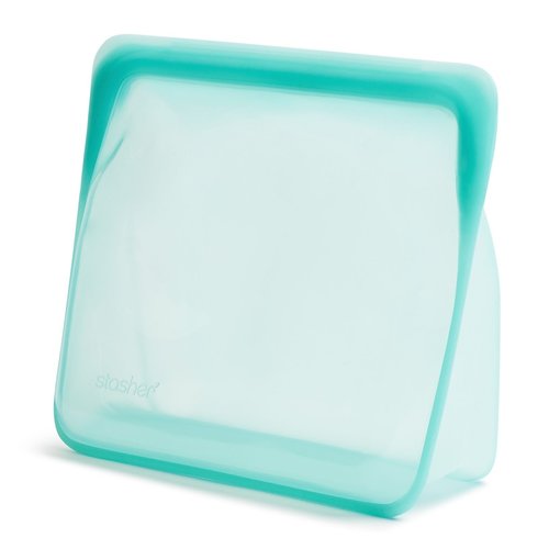 Stasher Silicone Bag Medium Stand Up 3,07L - Aqua Stasher Silicone Bag Medium Stand Up 3,07L - Aqua