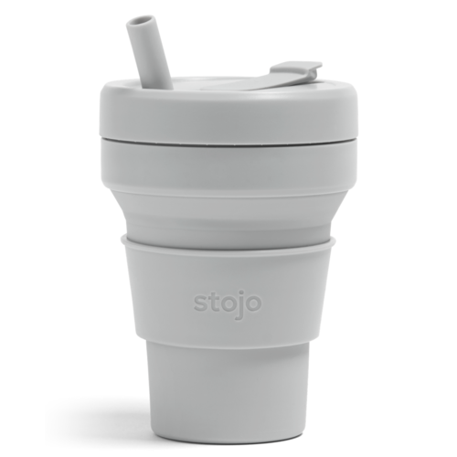 Stojo Foldable Silicone Coffee Cup 470ml - Cashmere Stojo Foldable Silicone Coffee Cup 470ml - Cashmere