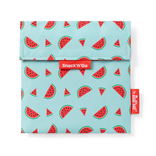 Roll'Eat Snack'n'Go Herbruikbaar Boterhamzakje - Fruits Watermelon Roll'Eat Snack'n'Go Herbruikbaar Boterhamzakje - Fruits Watermelon