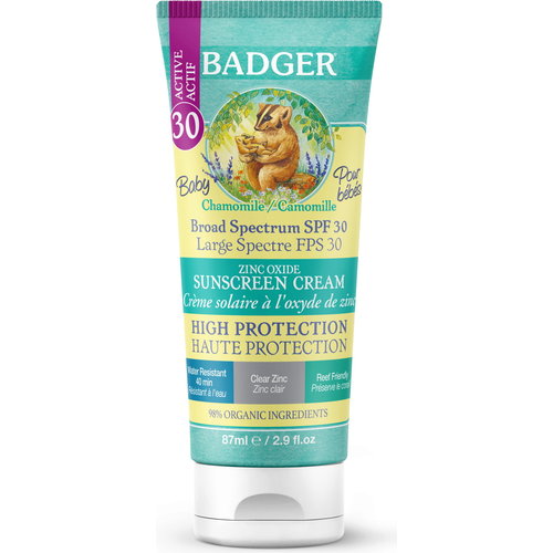 Badger Natuurlijke Zonnebrandcreme Clear Zinc SPF30 - Baby Badger Natuurlijke Zonnebrandcreme Clear Zinc SPF30 - Baby